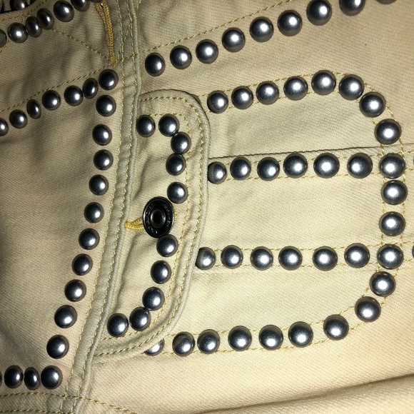 Coach Studded Distresses Denim Jacket - Picture 3 of 6